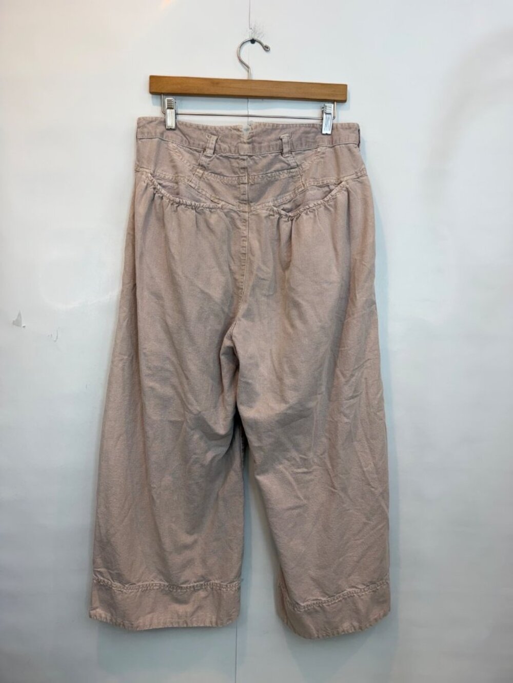 Free People Women's Sweet Talk Chino Trousers Pants Size 12 Phantom Gray - Picture 9 of 14